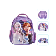 Frozen 16" School Bag with Lunch Bag and Pencil Case | 466166-10