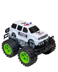 Jumbo Monster Truck - Police Edition, White | CLK-302