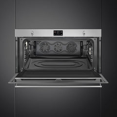 SMEG Electric Oven 90cm Thermo-Ventilated Stainless Steel | SFR9302TX