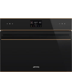 Smeg Built-In Microwave Dolce Still Novo 40L Black | SO4602M1NR