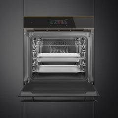 SMEG Combi Steam Oven 60 Cm Electric Dolce Stil Novo Black | SO6606S4PNR
