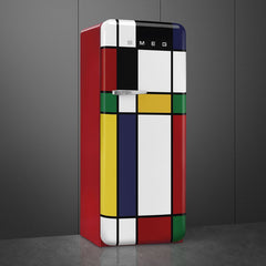 Smeg Retro 50s Refrigerator 270L Right Hand Hinge Multicolor | FAB28RDYVC5