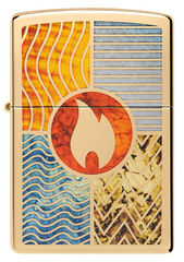 Zippo Elements Of Earth Design Windproof Lighter | 48729
