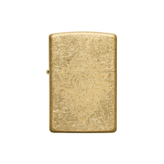 Zippo Regular Tumbled Brass Lighter | 49477