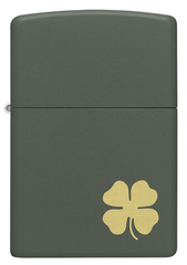 Zippo Four Leaf Clover Design Windproof Lighter | 49796