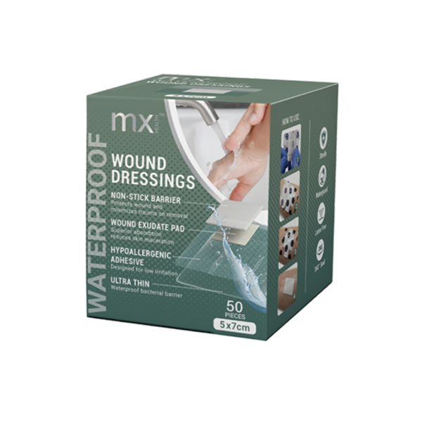 MX 50PCS Wound Dressing Film + PAD -  5x7CM | MX79292