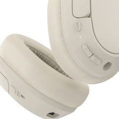 Belkin SoundForm Isolate Noise Cancelling Over-Ear Headphones – Sand | AUD008HQSA