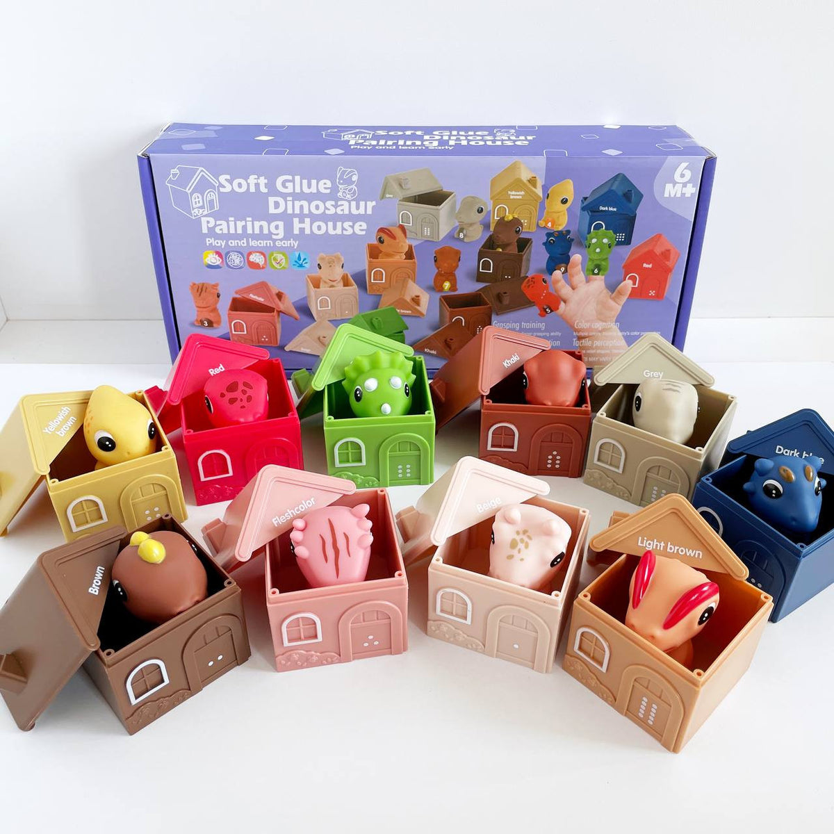 Soft Glue Dinosaur Pairing House | 2015412905604