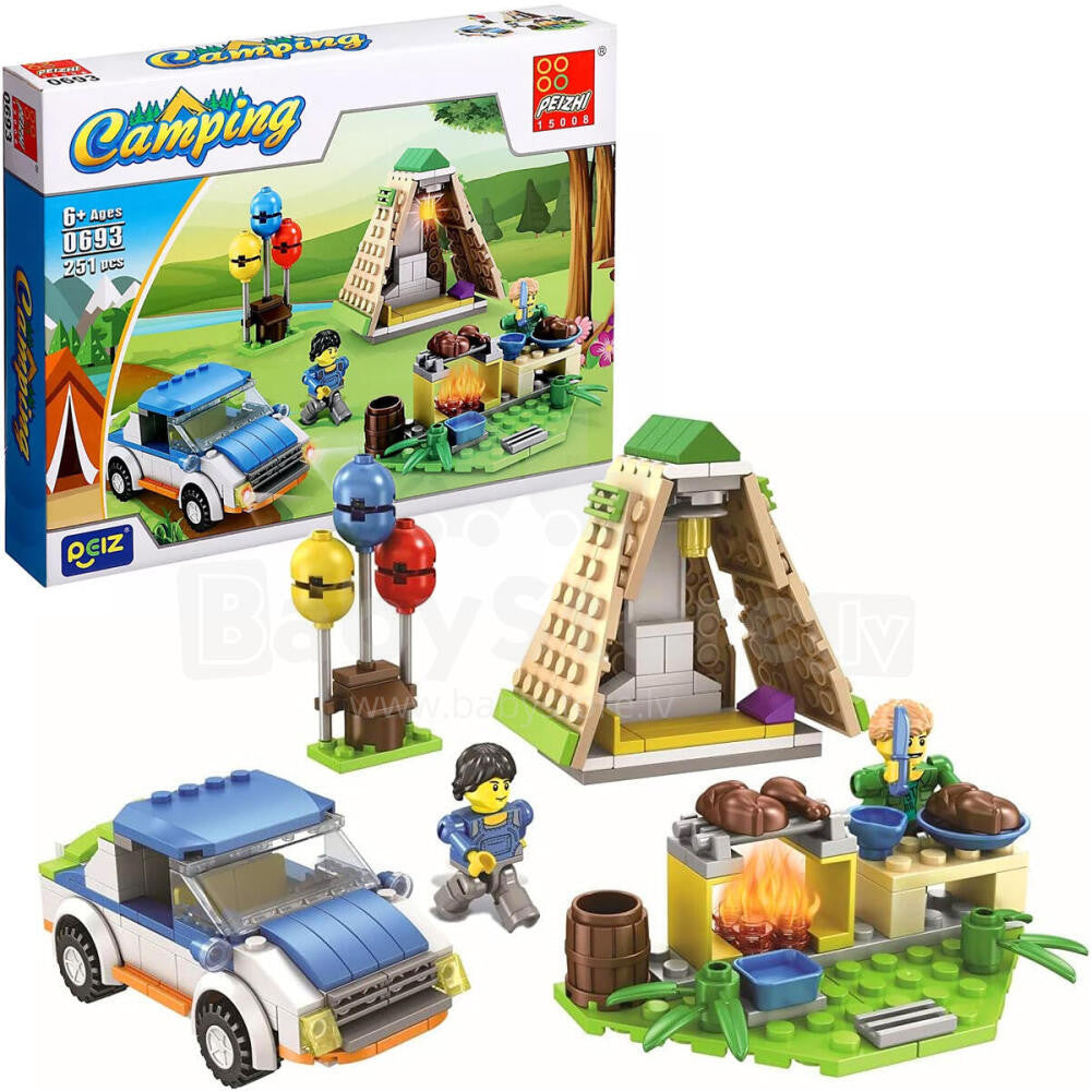 Camping Adventure Car & Tent Building Blocks Set | 0693-1