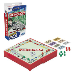 Hasbro Monopoly Grab & Go Travel Game (English) | F8256