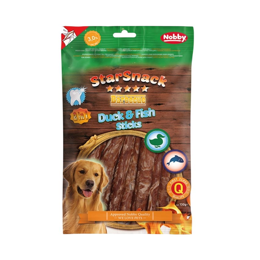 Nobby StarSnack BBQ Wrapped Dog Treats 130g | 50741