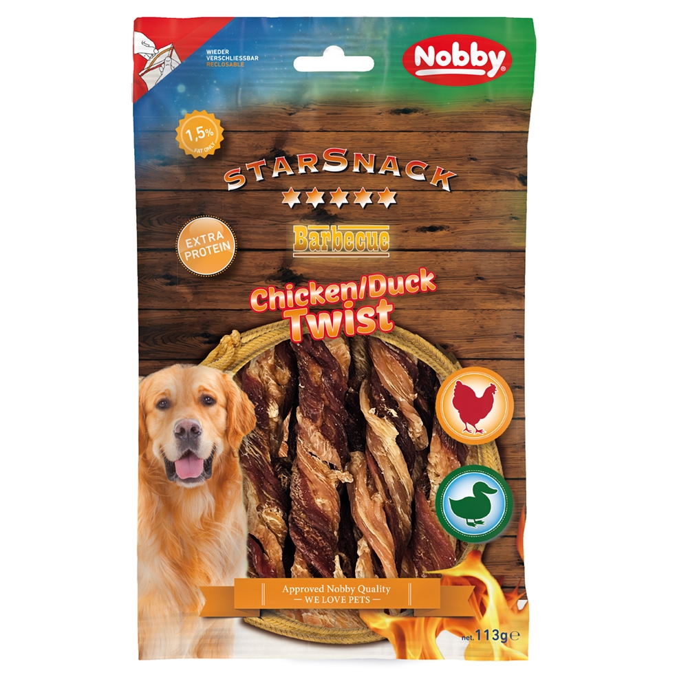 Nobby StarSnack Chicken & Duck Twist 113g | 50941