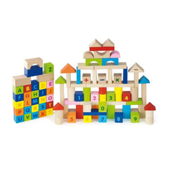 Viga Wooden Blocks Alphabet and Numbers | 50288