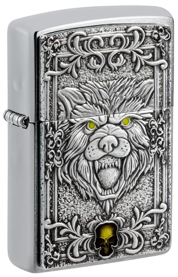 Zippo Wolf Emblem Windproof Lighter | 48690