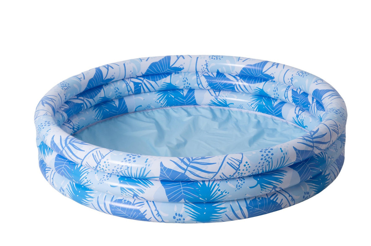 Blue Tropical Leaf Inflatable Pool | 51641