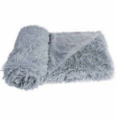 Nobby Plush Plaid Classic Pet Blanket - Light Grey | NO51700