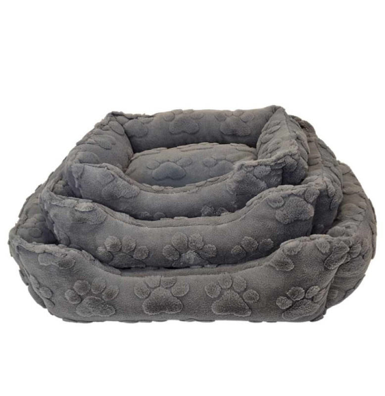 Nobby Comfort Bed Square Classic "Fina" - Grey | NO52640