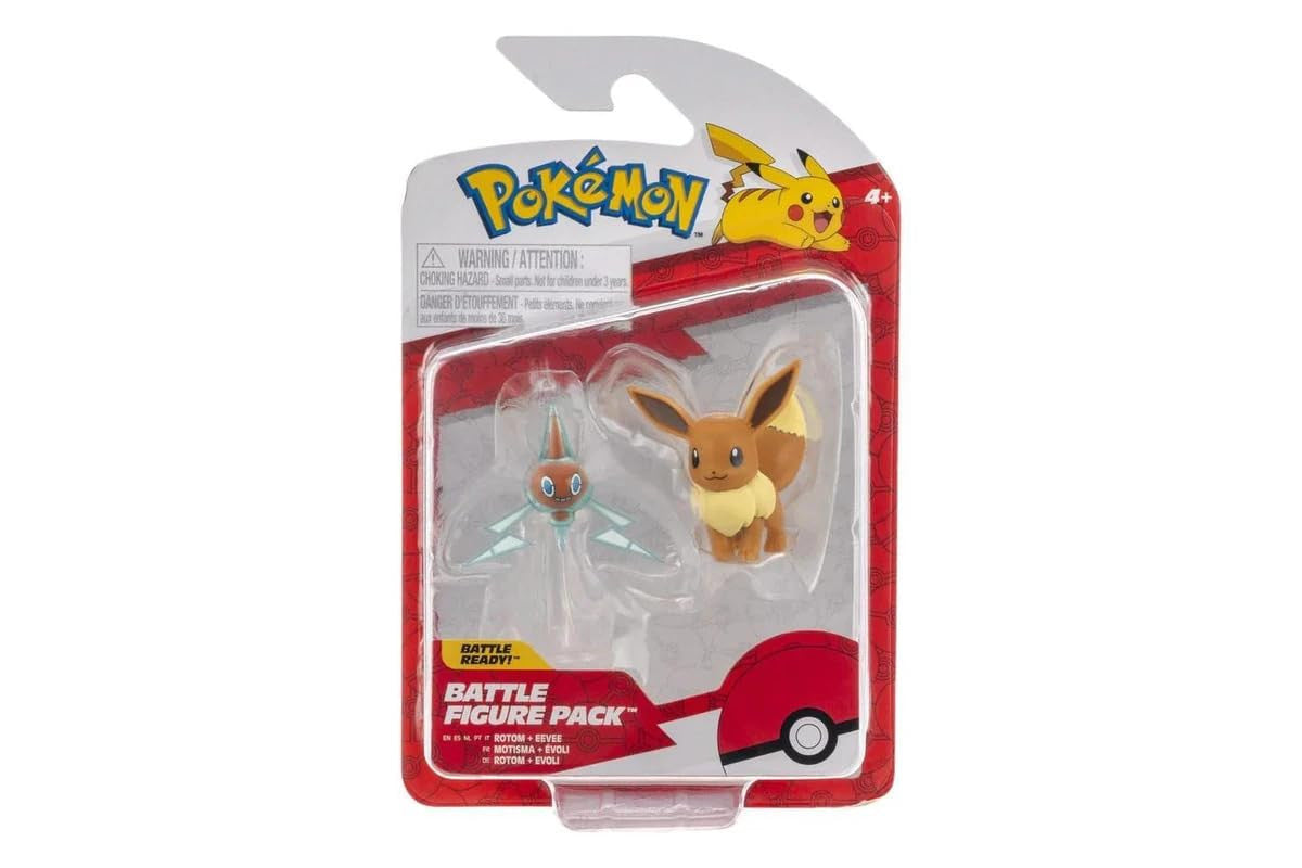 Pokémon Battle Figure 2-Pack – Eevee & Rotom | 95007