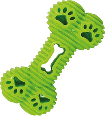 Nobby TPR Foam Bone Green 13cm Dog Toy | 63576