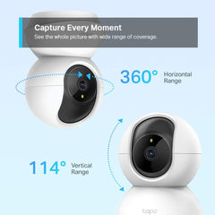 TPLink Tapo C200 Pan/Tilt Home Security Wi-Fi Camera | Tapo C200