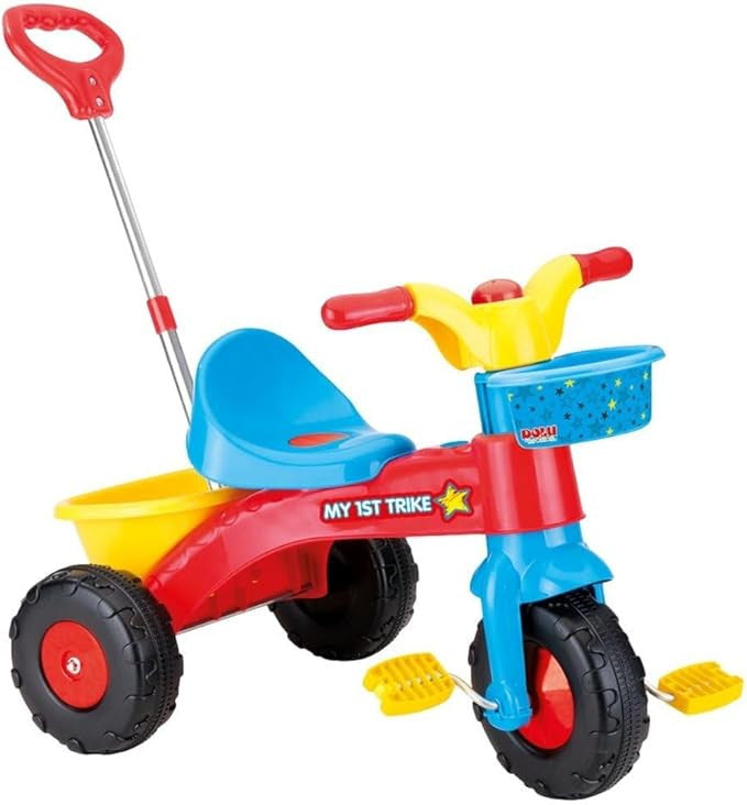 Dolu My 1st Trike with Parent Push Handle & Storage Basket | 7007