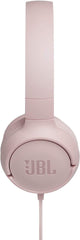 JBL TUNE 500 On-Ear Wired Headphone - Pink | Tune 500