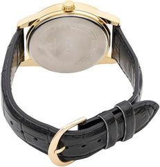 Casio Men 3-Hand Watch - Black / Gold Plated | MTP-V001GL-7BUDF