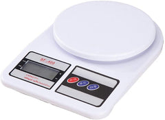 Electronic Kitchen Digital Weighing Scale, Multipurpose, White, 10 Kg