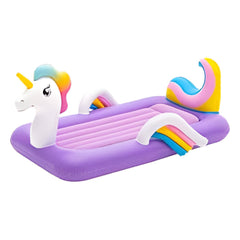 Unicorn Air Bed for Children - Purple, 196 x 104 x 84 cm | 67713