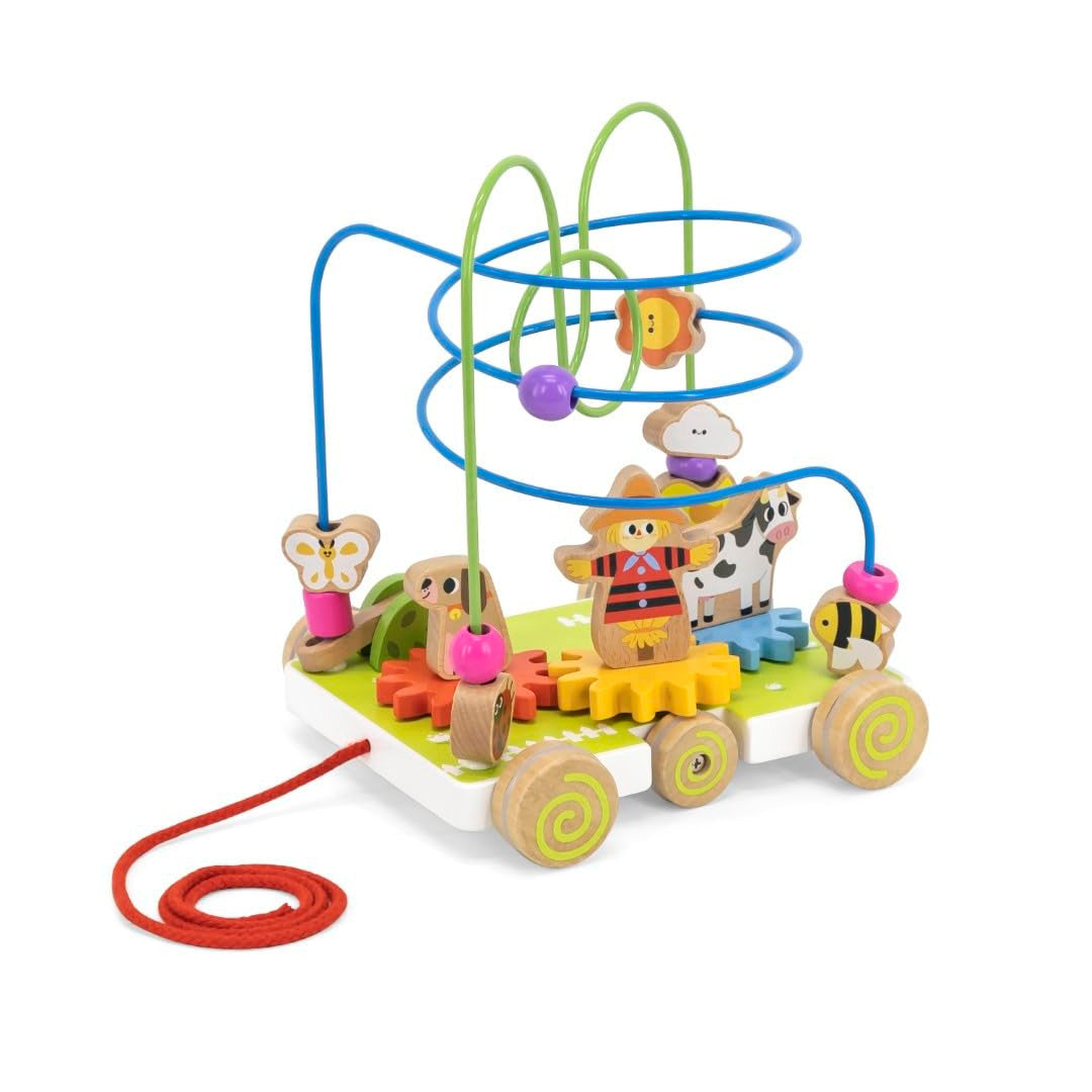 Viga Pull-Along Wire Beads with Turning Gears | 44682