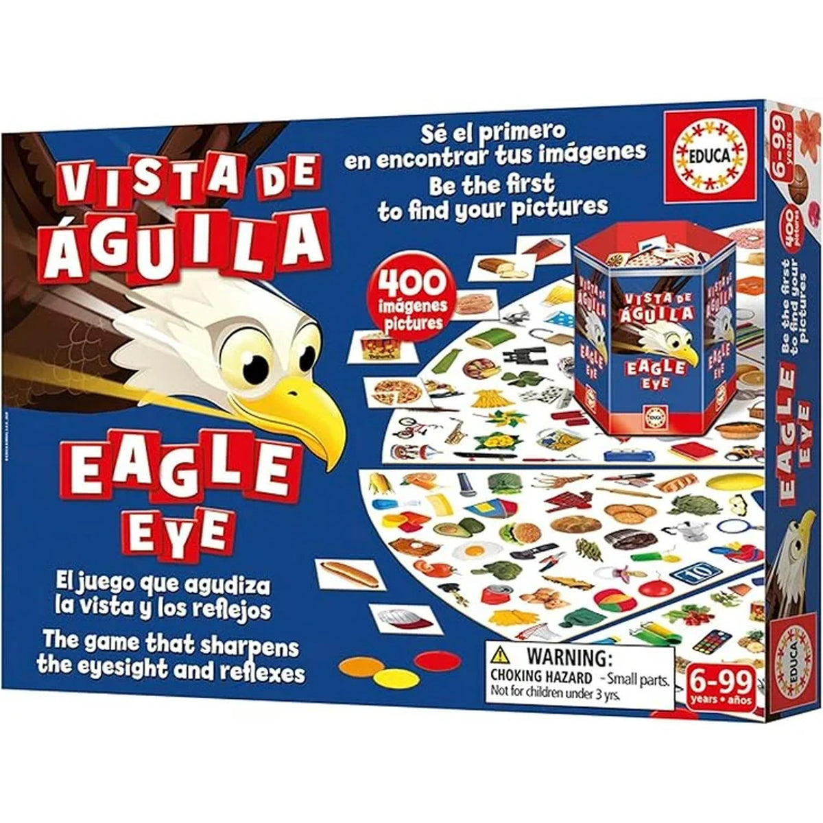 Educa Educa - Eagle Eye Visual Reflex Game (400 Pictures, 6-99 Years) | 20043