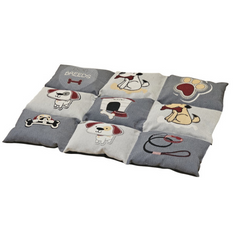 Nobby Mat "Patchy" Classic Grey/Beige 58 × 80cm | NO52617