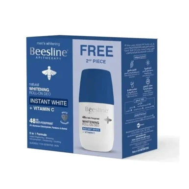 Beesline Coffret Whitening Roll-On Deo Instant White Vitamin C 1+1