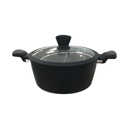 BDR Granite Fryer Pan 26 cm with Silicone Lid | 5287710950039