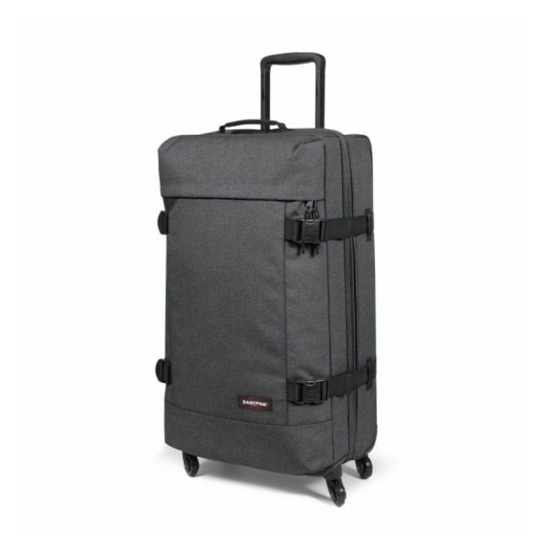 Eastpak Trans4 L Wheeled Luggage – Black Denim | EK82L77H