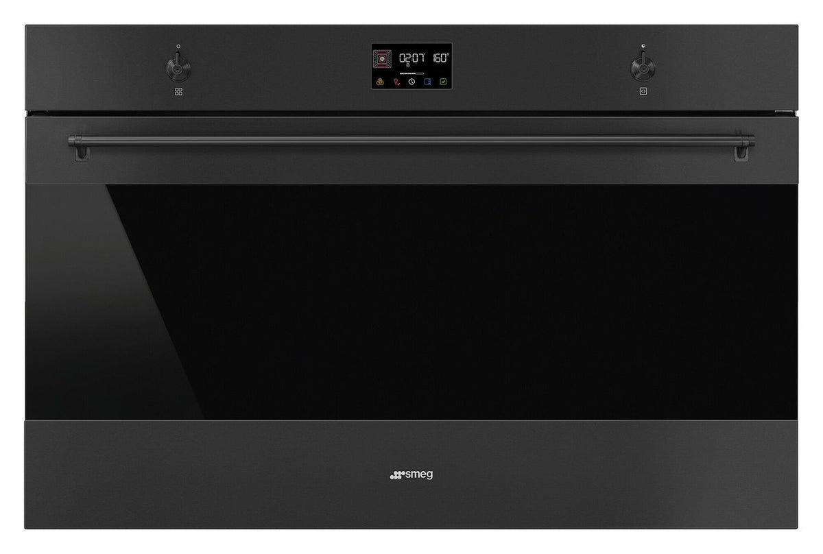 Smeg Electric Oven Black Matt 90 cm x 60 cm | SFP9302TN