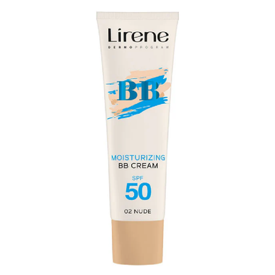 Lirene Moisturizing BB Cream SPF50 - 02 Nude