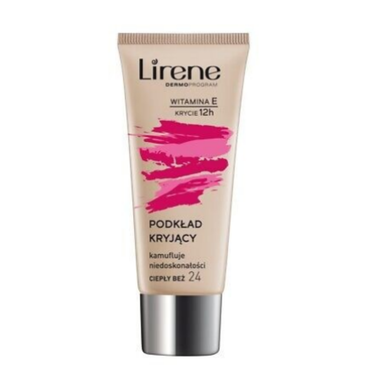 Lirene All Day Cover Foundation - Warm Beige (Shade 24)