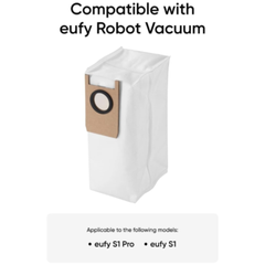 Eufy Dust Bag for S Series Vacuum Cleaners - 3-Pack | T29B9021