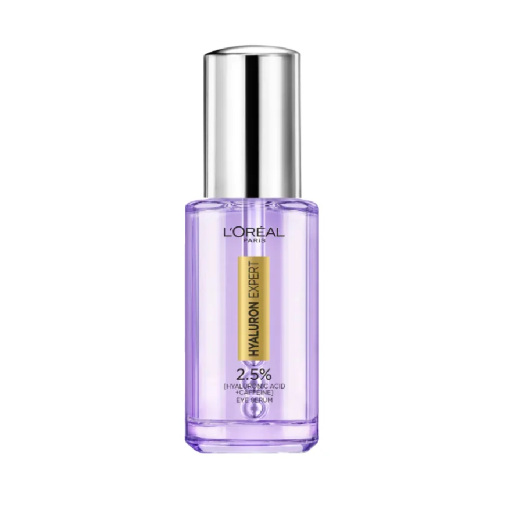 L'Oreal Paris Hyaluron Expert Moisturiser and Anti-Aging Eye Serum with 2.5% Hyaluronic Acid & Caffeine