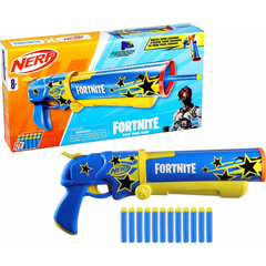 Hasbro Nerf Fortnite Half Tone Hero Blaster With 12 Nerf Elite Foam Darts | HBNRF8947