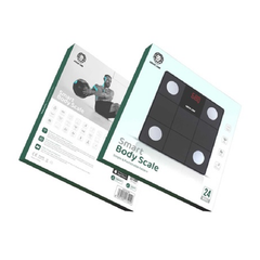 Green Lion Smart Body Scale Simple & Fashionable Pattern | GNSFSCLEBK