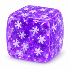 Faceted Cube Squeeze Ball Stress Toy