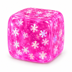 Faceted Cube Squeeze Ball Stress Toy