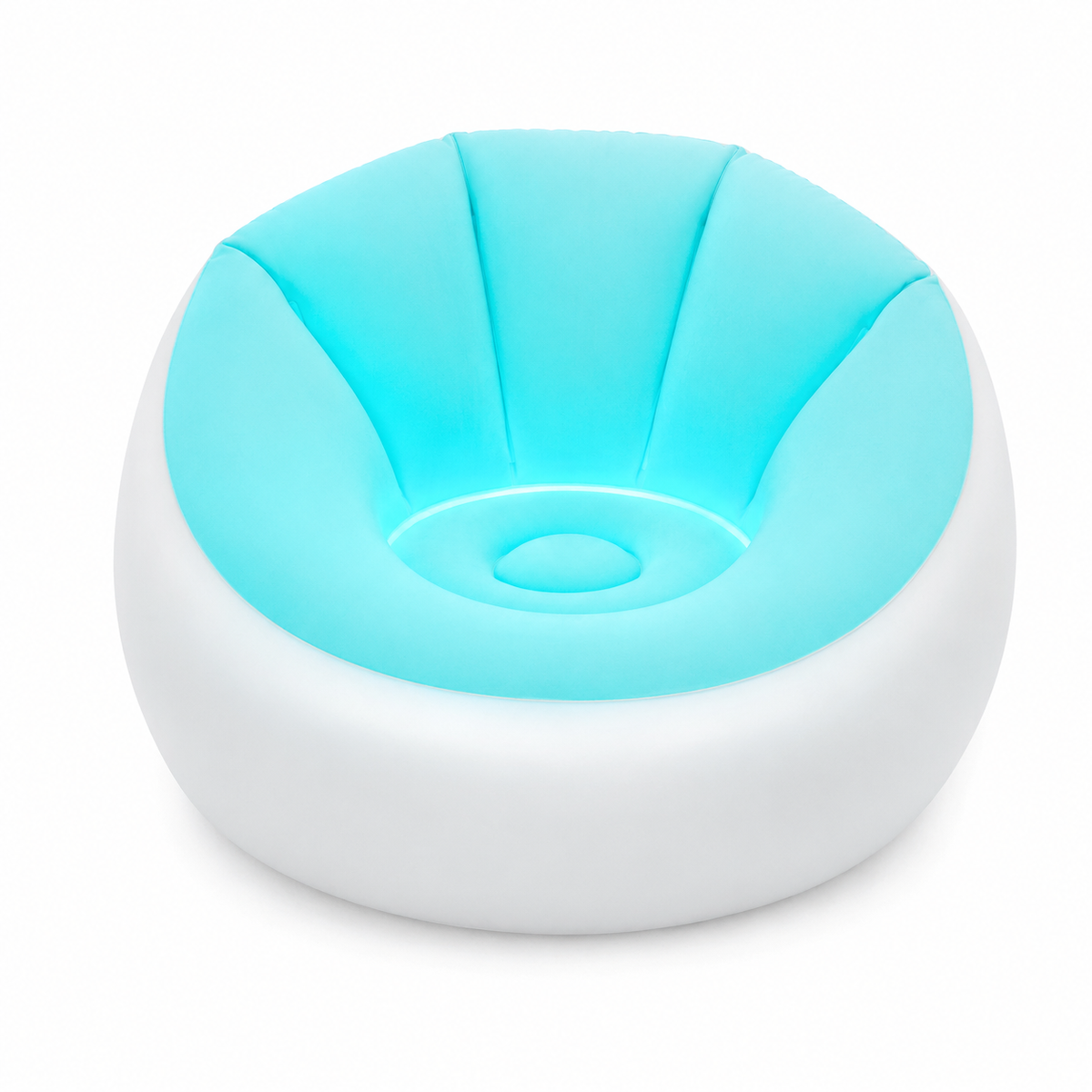 Bestway Inflatable LED Lounge Chair Cyan Light | 75086/1