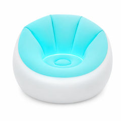 Bestway Inflatable LED Lounge Chair Cyan Light | 75086/1
