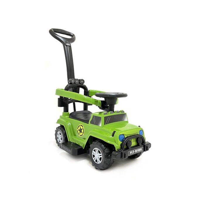 Kids Push Ride-On Jeep with Handle – Green | AL1188T