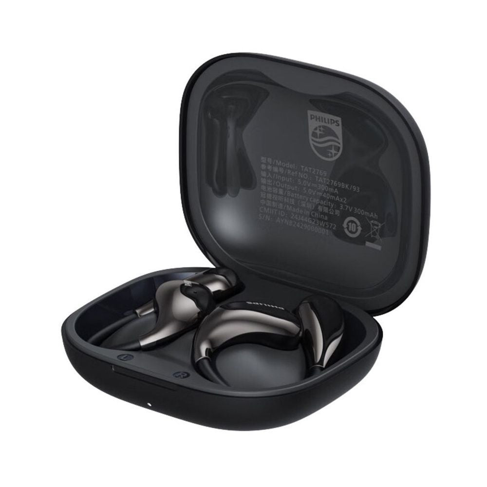 Philips Open-Ear True Wireless Earbuds - Black | TAT2769