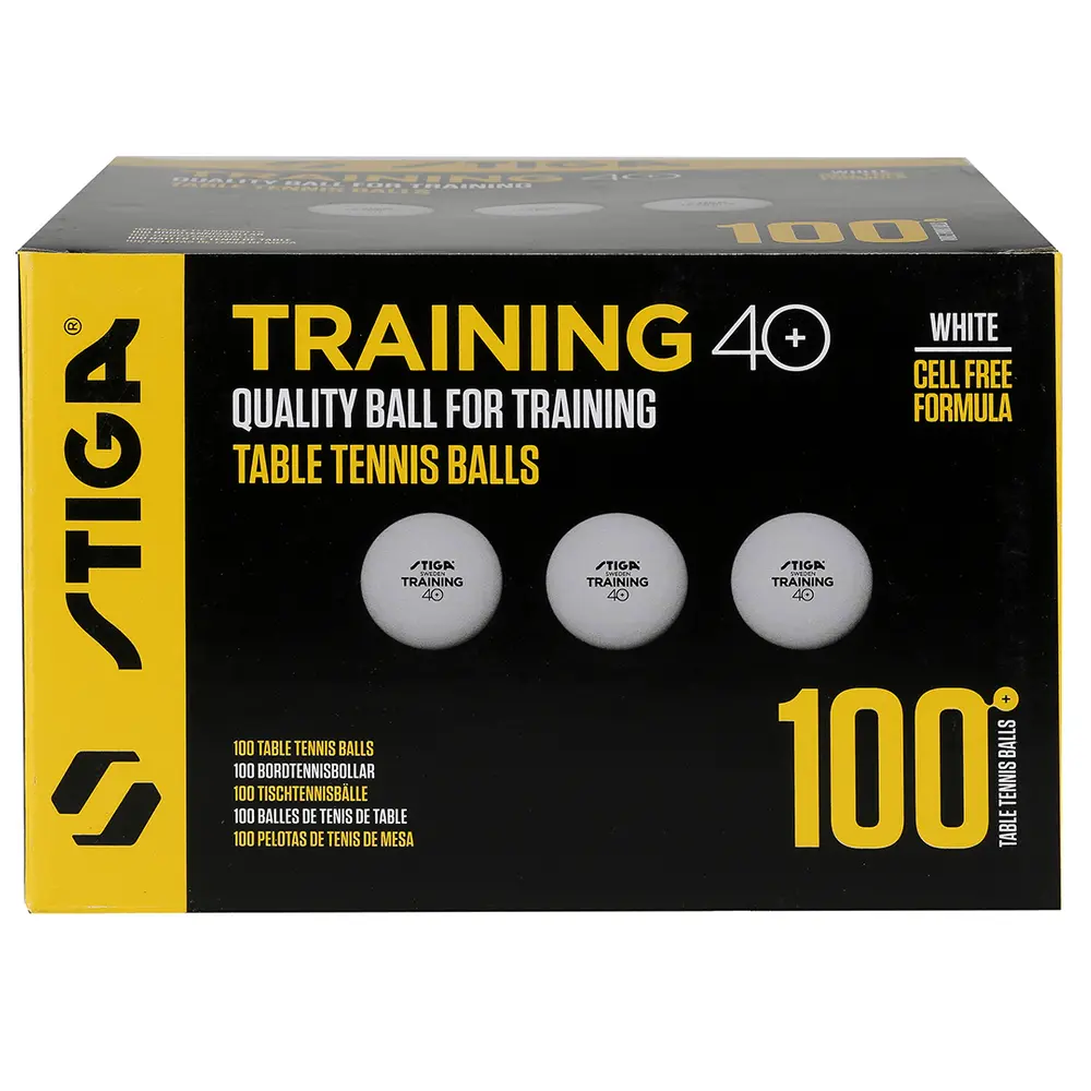 Stiga Training 40 Plus Table Tennis Balls - 100 Balls