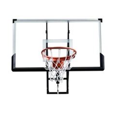 Wall-Mounted Adjustable Basketball Hoop with Tempered Glass Backboard | SO30x